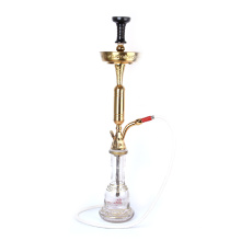 Russian Straigh Hookah Gold Silver Color Wholesale Hookah Stainless Steel Single Hose Hookah Shisha